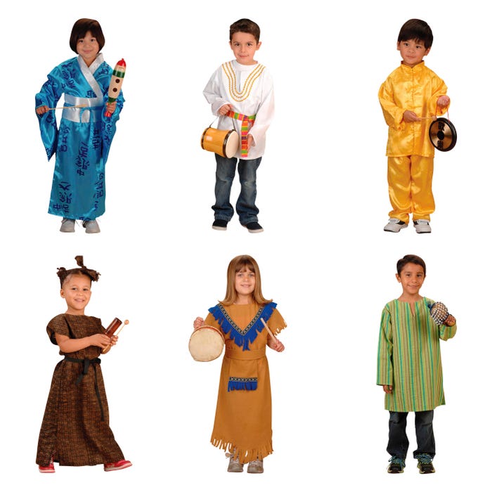 Marvel Education Multicultural Clothing, Set of 6