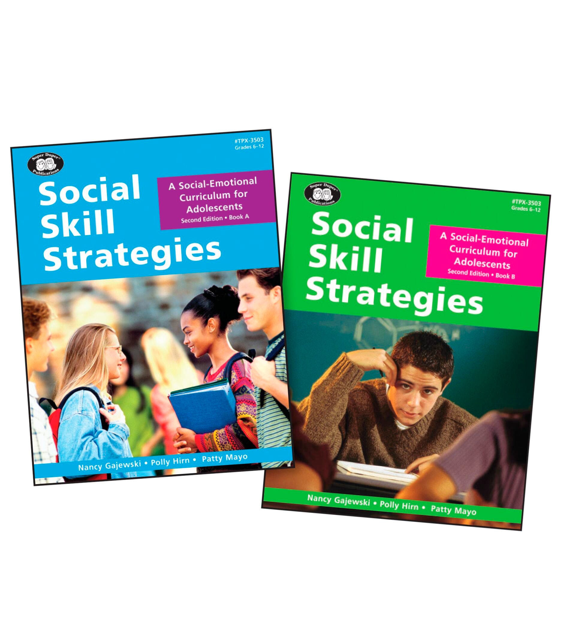 Super Duper Social Skills Strategies Book, Social-Emotional Curriculum for Adolescents, Item Number 2092670