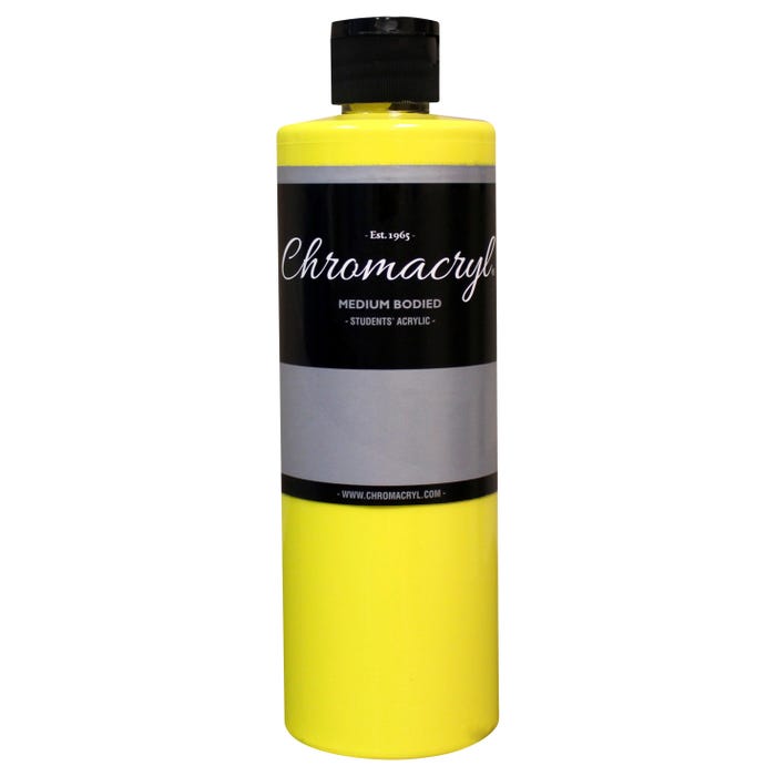 Chromacryl Students' Acrylics, Cool Yellow, Pint