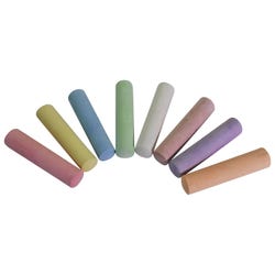 Image for School Smart Sidewalk Chalk Tub, Assorted Colors, Pack of 52 from School Specialty
