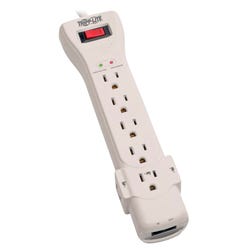 Tripp Lite Surge Suppressor, 7 Outlets, 15 Foot Cord, 2520 Joules, Light Gray 2136063