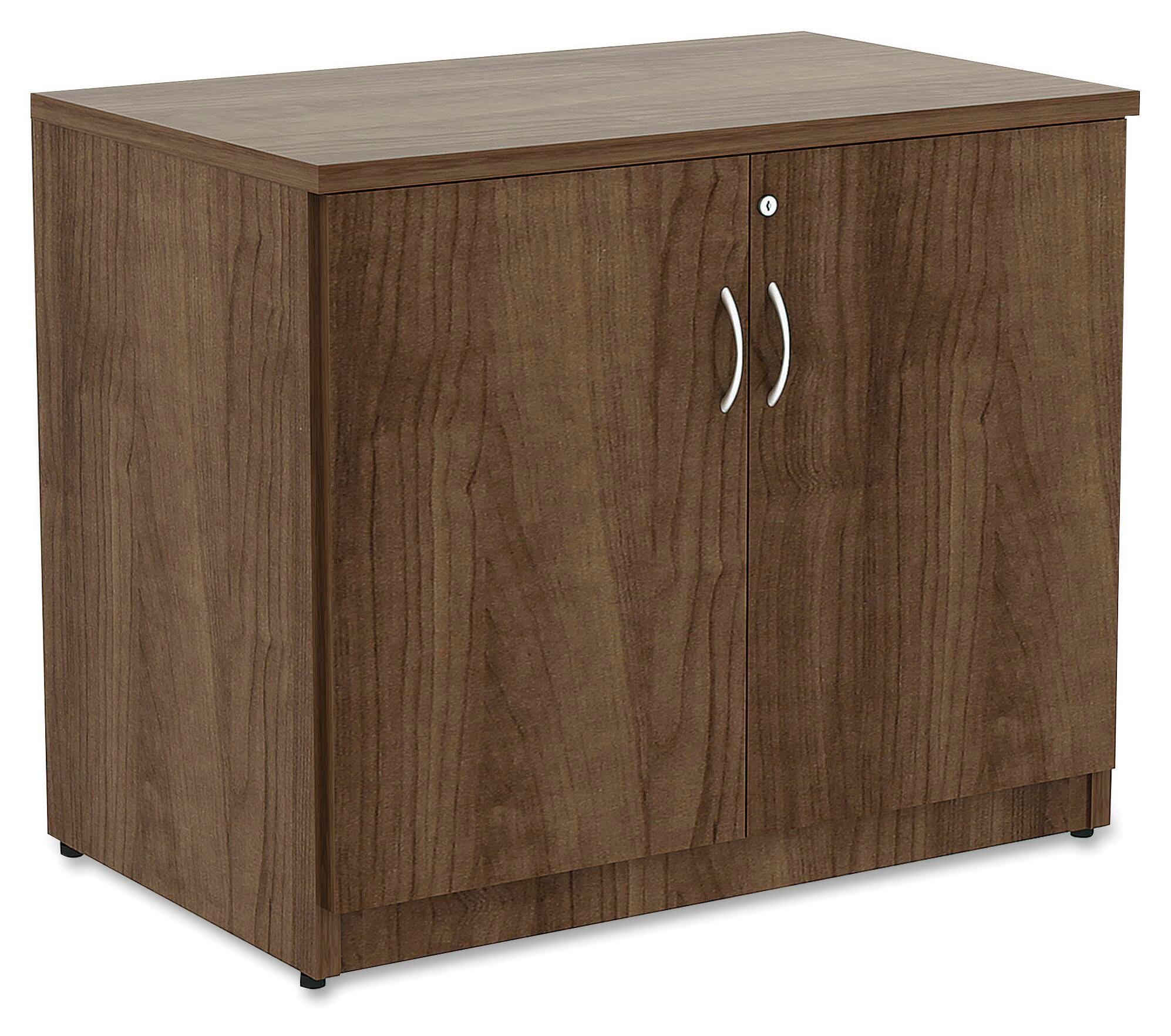 Image for Lorell Laminate Storage Cabinet, 36 x 22-1/2 x 29-1/2 Inches, Walnut from School Specialty
