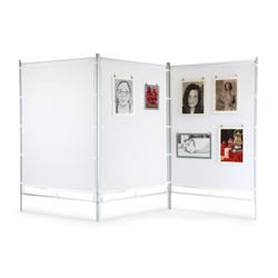 Zig-Zag Wall Steel Frame with Wheels - 5 ft. x 7 ft.