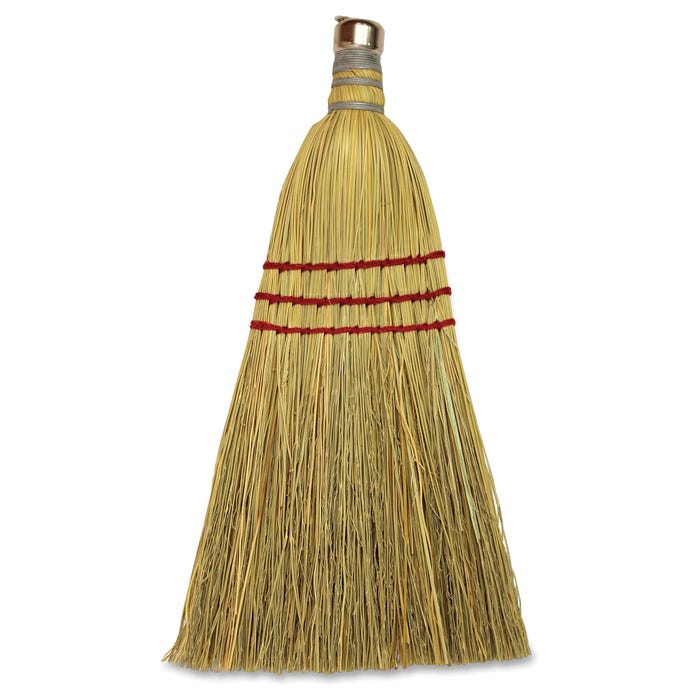 Genuine Joe Whisk Broom, 12-1/2 W x 14 L Inches, Pack of 12