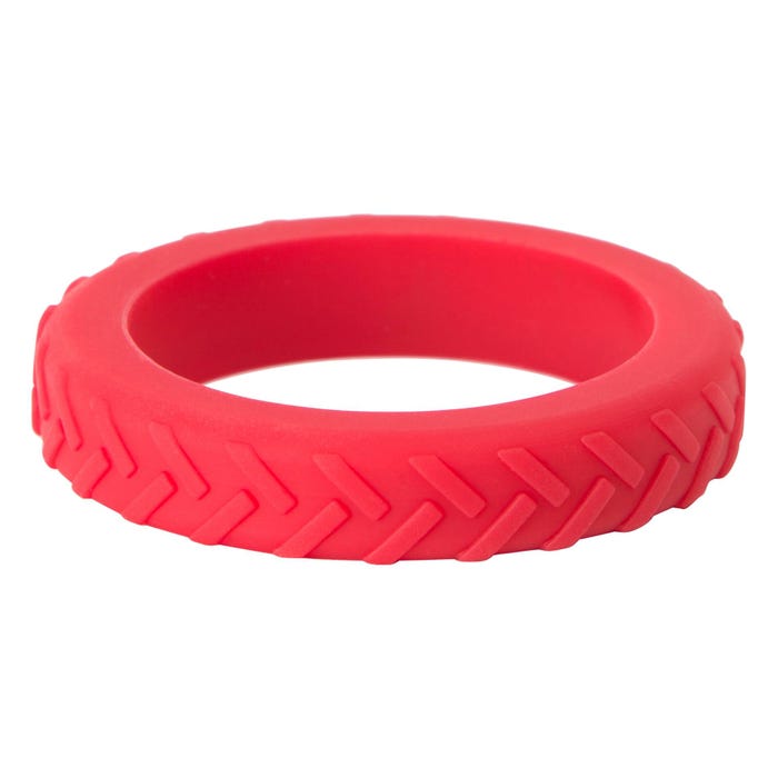 Chewigem Chew Bracelet with Small Treads, Red