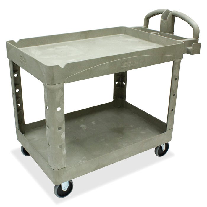 Rubbermaid Utility Cart, Beige, 25-3/4 x 45-1/4 x 33-1/4 Inches, 500 Pounds