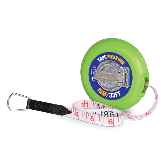 Learning Resources Wind-Up Tape Measure, 33 Feet