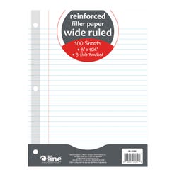 C-Line Reinforced Filler Paper, White, 8 x 10-1/2 Inches, 100 Sheets 2149733