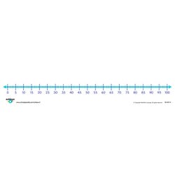 Achieve It! Number Lines 0 to 100, Set Of 10 2129838