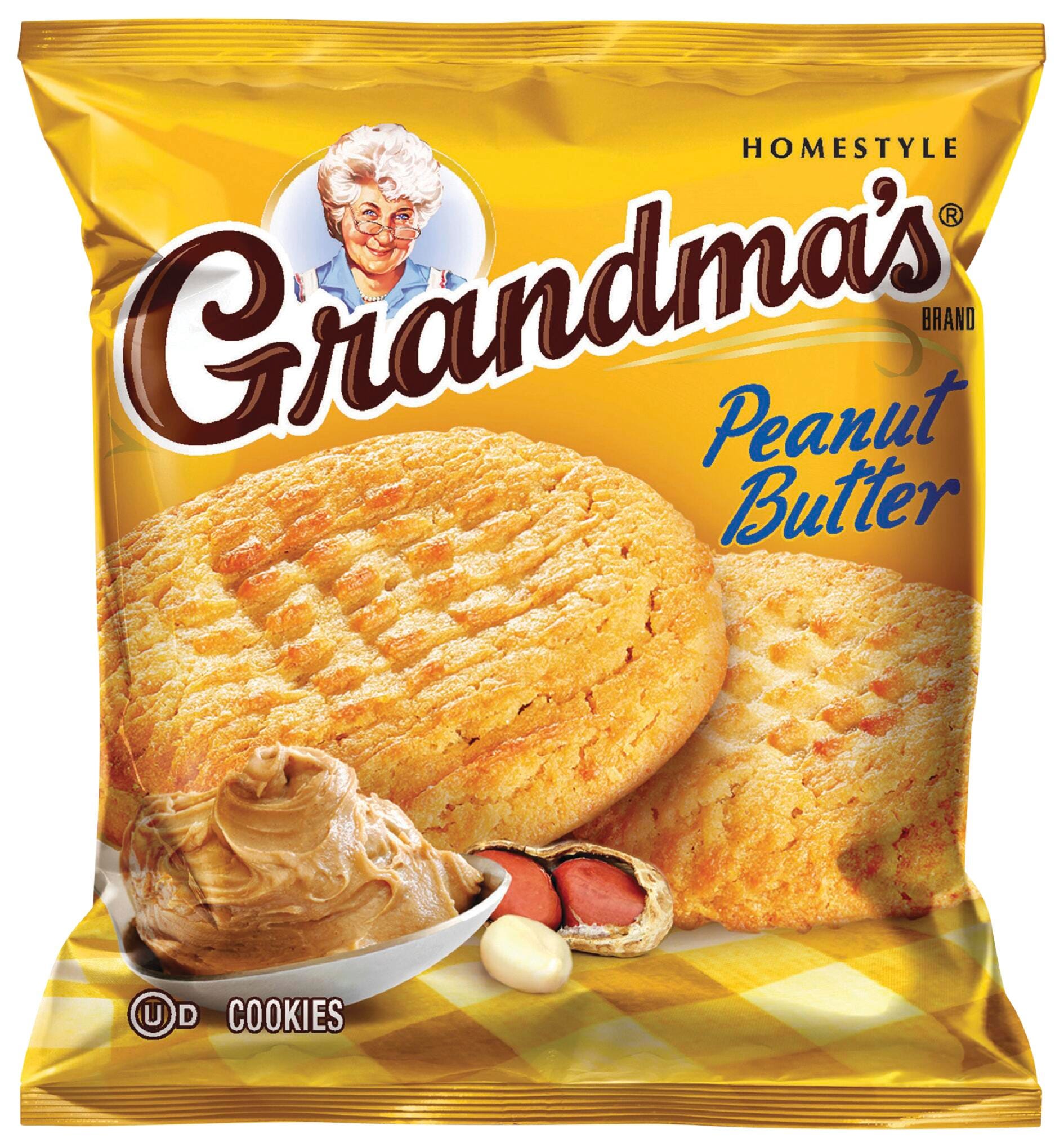 Quaker Oats Grandma's Cookies, Peanut Butter, 2.88 oz, Pack of 60, Item Number 2026014