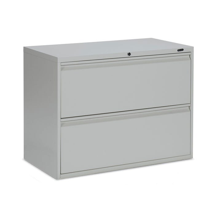 Global Industries 1900 Series 2-Drawer Lateral File Cabinet, 36 x 19-1/4 x 27-3/8 Inches