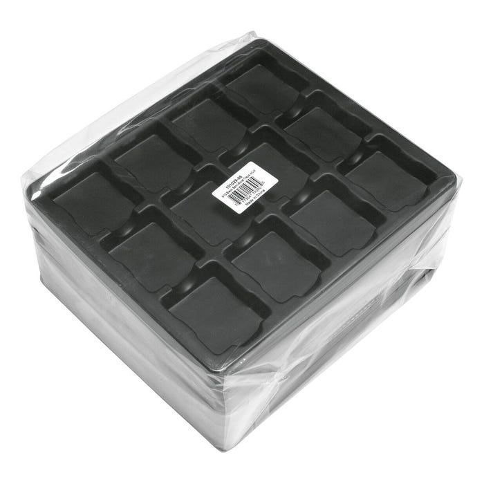 Jack Richeson 12 Well Semi Moist Trays with Lids, Set of 6