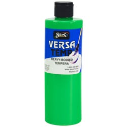 Sax Versatemp Heavy-Bodied Tempera Paint, 1 Pint, Fluorescent Green 2028306