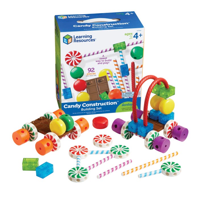 Learning Resources Candy Construction Set, 92 Pieces