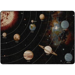 Flagship Carpets Solar System Orbit Carpet, Rectangle 4002288
