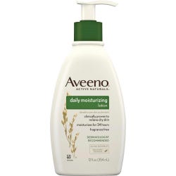 Aveeno Non-Greasy Fragrance-Free Daily Moisturizing Lotion, 12 oz, Item Number 1311174