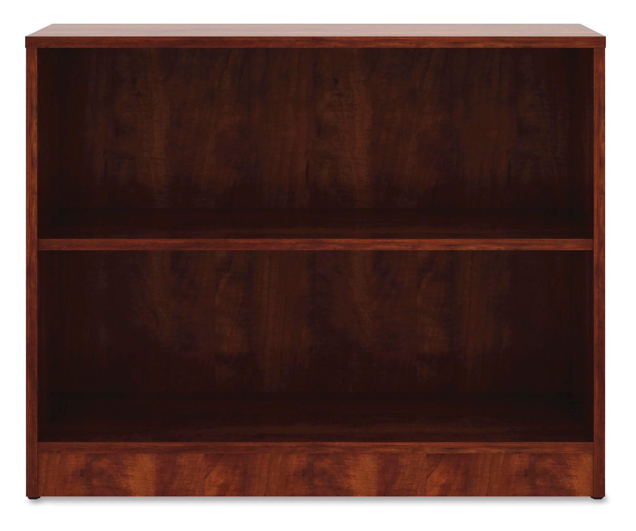 Image for Lorell Laminate 2 Shelf Bookcase, 36 x 12 x 29-1/2 Inches, Cherry from School Specialty