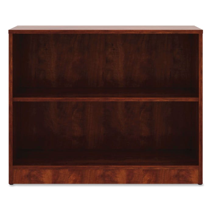Lorell Laminate 2 Shelf Bookcase, 36 x 12 x 29-1/2 Inches, Cherry