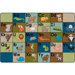 Childcraft Alphabet Friends Carpet, Rectangle 4000077