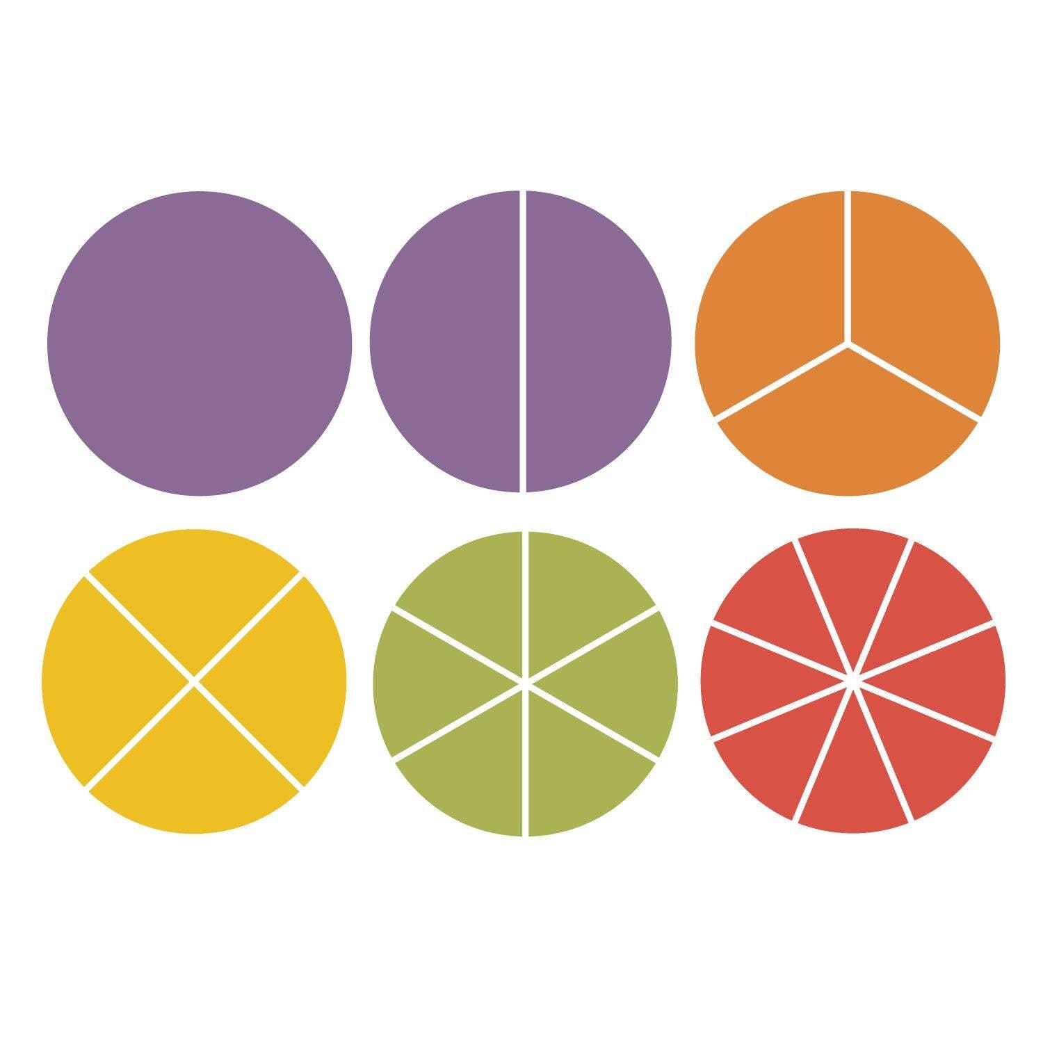 AccuCut Fraction Circle Dies, Jumbo, Set of 6 2216280