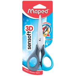 Maped 3D Sensoft Right Handed Scissors, 5 Inches, Blunt, Item Number 2023186