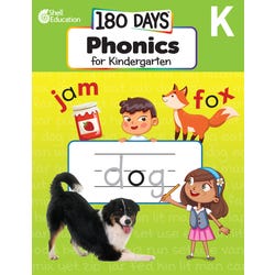 Shell Education 180 Days: Phonics for Kindergarten 2161287
