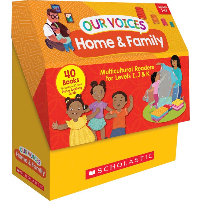 Scholastic Our Voices Home and Family, Grades 1-2, Set of 40