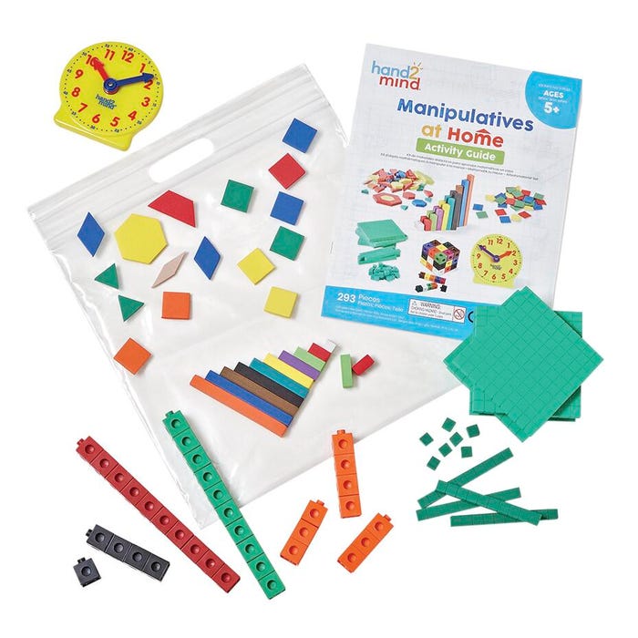 Hand2Mind Manipulatives At Home Kit, Grades K to 2