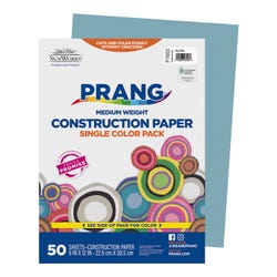 Prang Medium Weight Construction Paper, 9 x 12 Inches, Sky Blue, 50 Sheets 201184