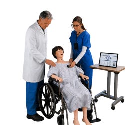 KERi Complete Auscultation Manikin 2.0 with iPad, Light Skin Tone