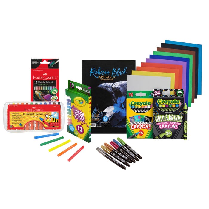 Colored Paper Drawing Art Bundle