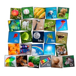 Childcraft Photofun Alphabet Squares Carpet Set of 26, 16 x 16 Inches, Item Number 2105272
