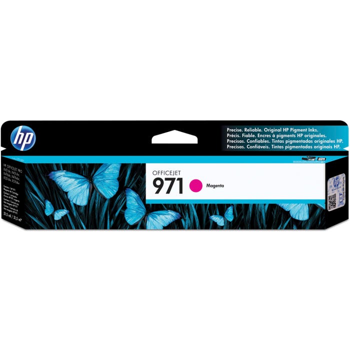 HP 971 Ink Toner Cartridge, CN623AM, Magenta
