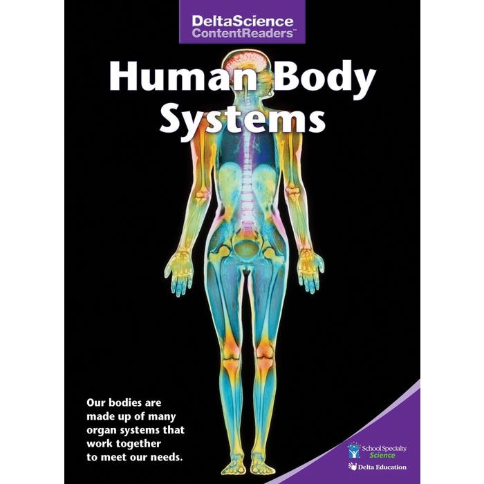 Delta Science Content Readers Human Body Systems Purple Book, Pack of 8
