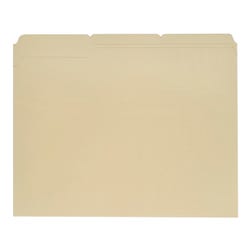 Pendaflex Recycled File Folder, Letter Size, 1/3 Cut Tabs, Manila, Pack of 100