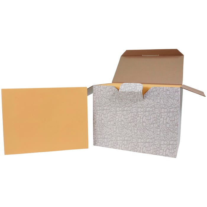 School Smart No Clasp Envelopes with Gummed Flap, 10 x 13 Inches, Kraft Brown, Pack of 250