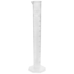 Eisco Labs Graduated Cylinder, Polypropylene, Octagonal Base, 100mL
