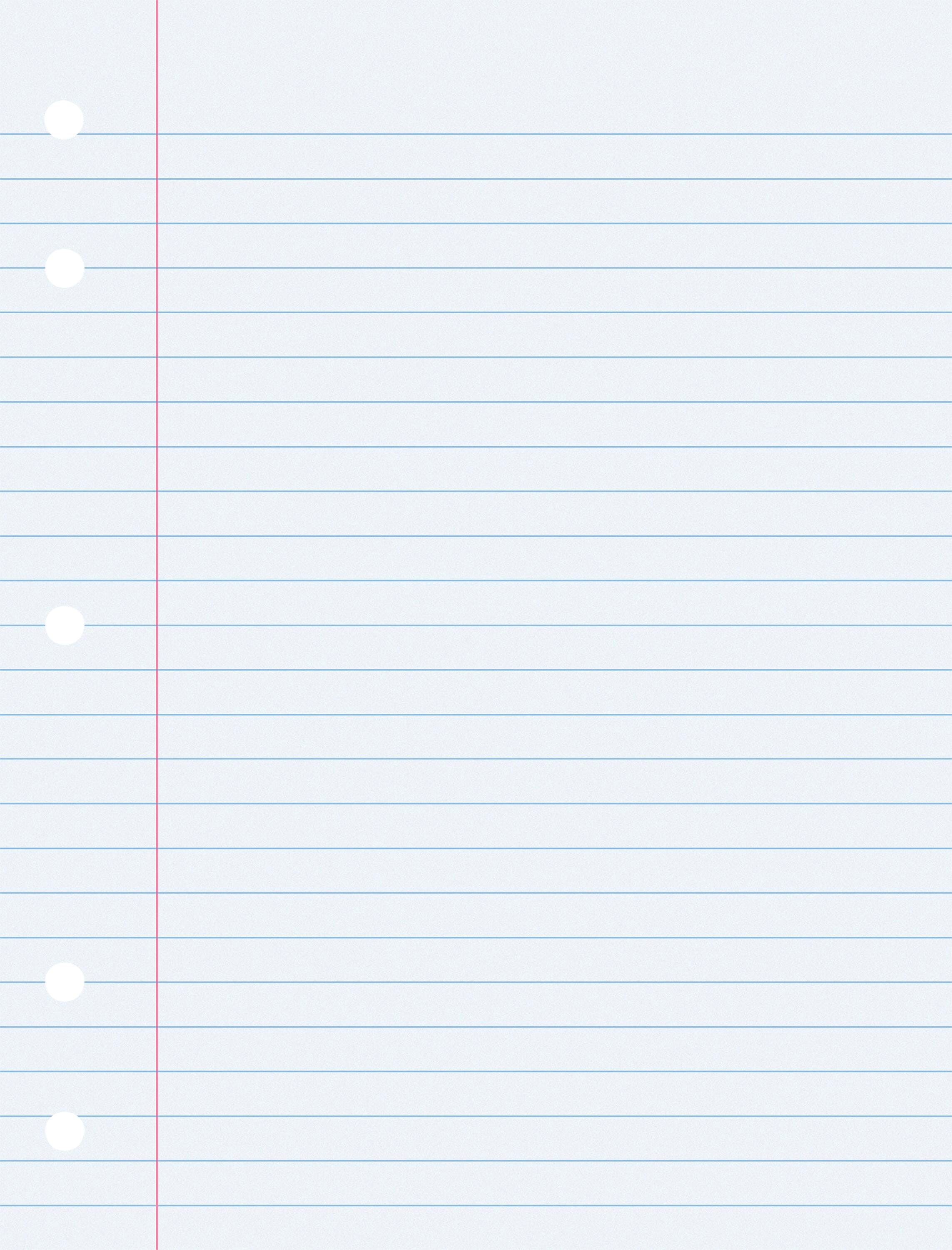 School Smart College Ruled Paper, 5-Hole Punched, 8-1/2 x 11 ...