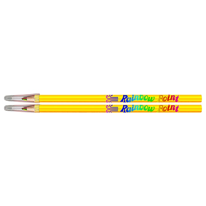 Musgrave Pencil Co. Rainbow Point Pencils with Caps, Pack of 72