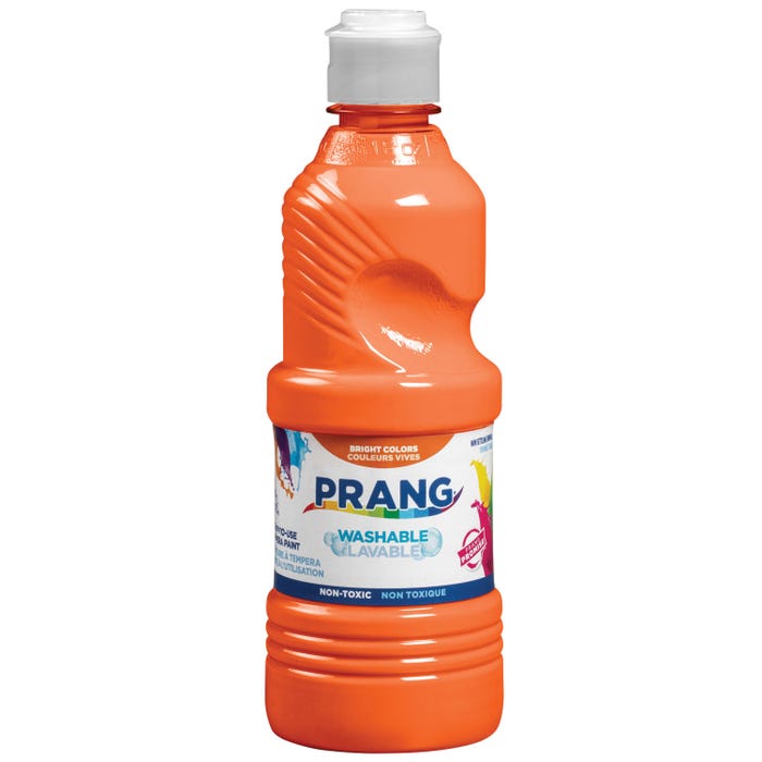 Prang Ready-to-Use Washable Tempera Paint, Pint, Orange