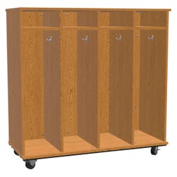 Classroom Select Expanse Series Mobile Locker Cubbies with Top Shelves 4001288