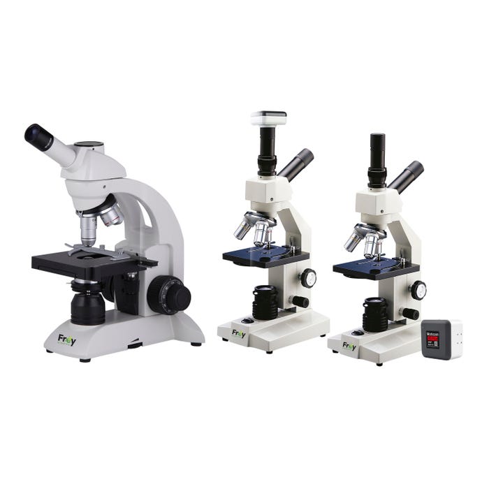 Frey Scientific Digital Classroom Microscope Bundle, 132-CLED/214-RLED