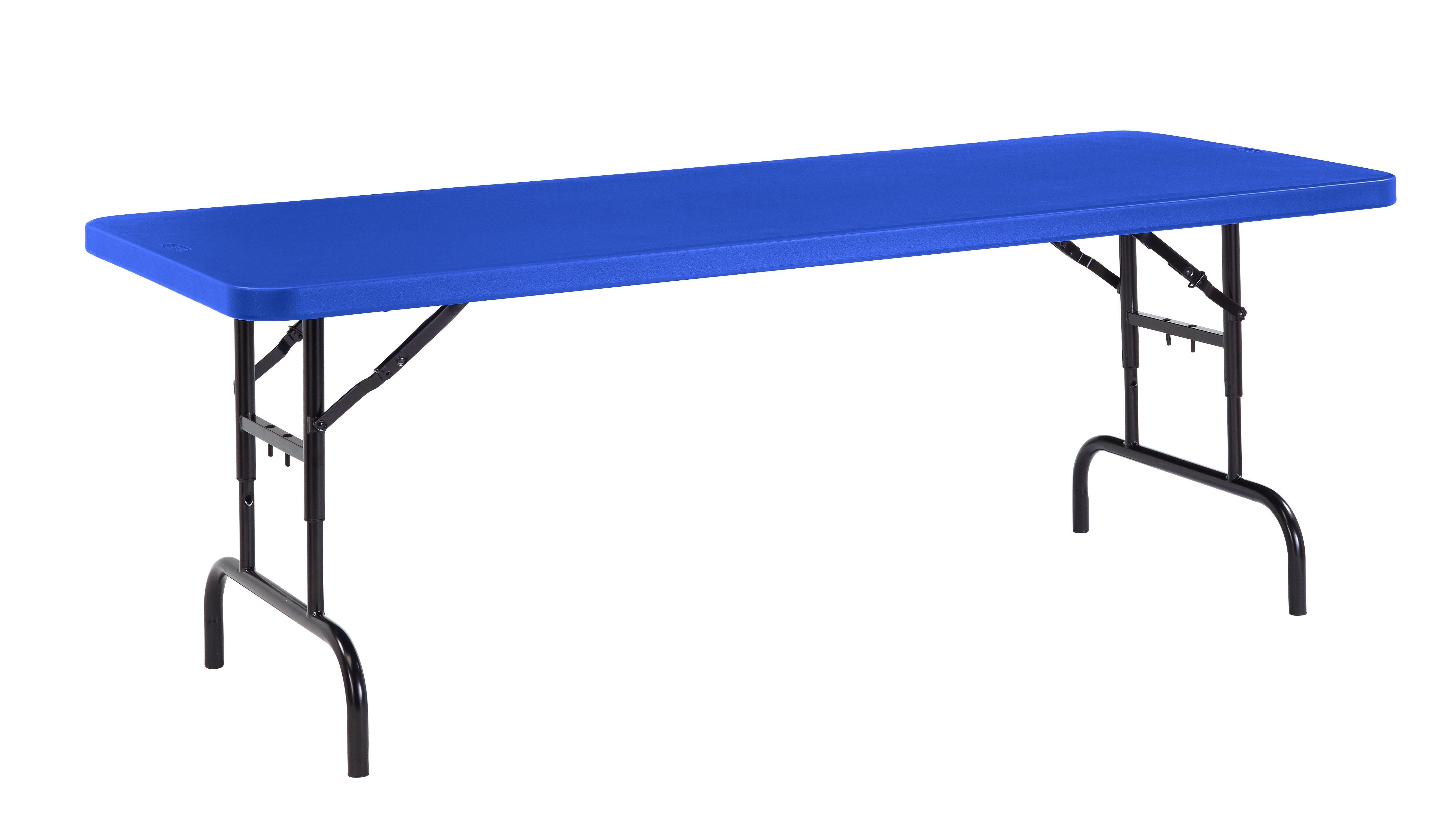 Image for National Public Seating All American Lightweight Folding Table, Black Frame from School Specialty
