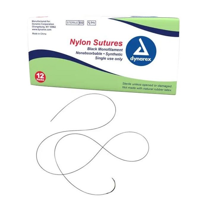 Pocket Nurse Suture Thread with Needle, 4-0
