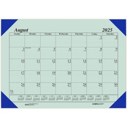 House of Doolittle, Ecotones, Compact Academic Desk Pad, 12 Months, August 2025-July 2026, Blue 2150956