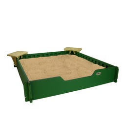 Sandlock Sandbox Vinyl Sandbox Cover and Ground Barrier, 5 x 5 Feet