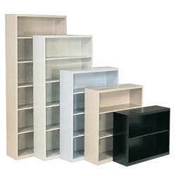 Sandusky Lee Elite Welded Bookcase, 5 Shelves, 34-1/2 x 12-5/8 x 72 Inches 4001035