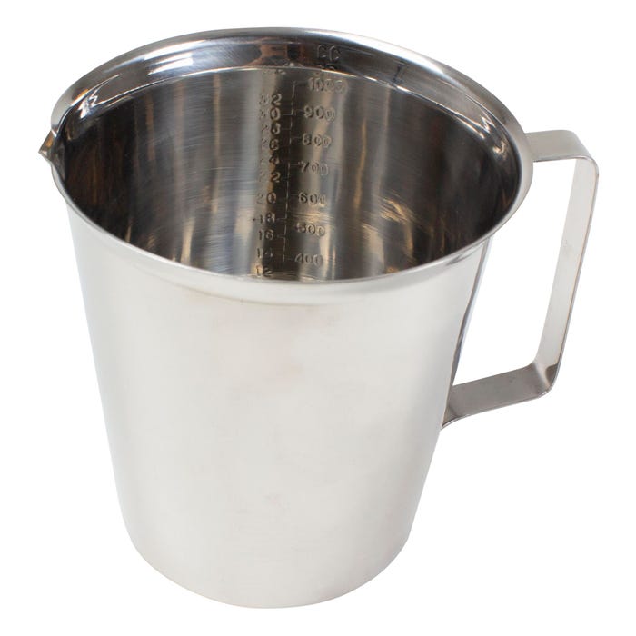 United Scientific Stainless Steel Pitcher, 1000ml