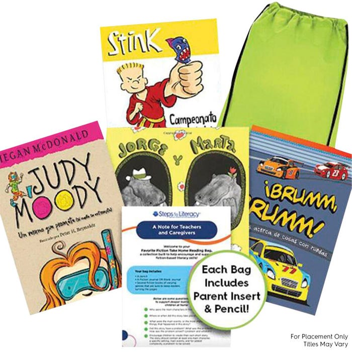 Achieve It! Take Home Bag Favorite Fiction Book Collection, Spanish, Grade 2
