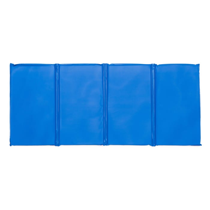 Childcraft Folding Rest Mat, 45 x 19 x 5/8 Inches, Blue and Red